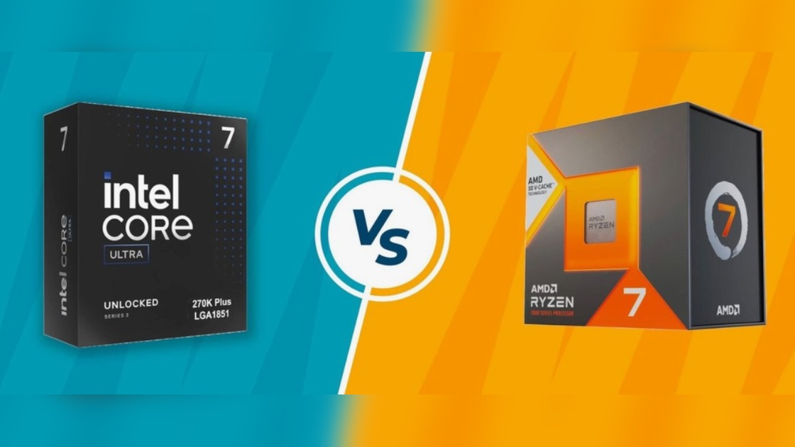 Сравнения процессоров Intel Core Ultra 7 270K Plus и AMD Ryzen 7 7700X3